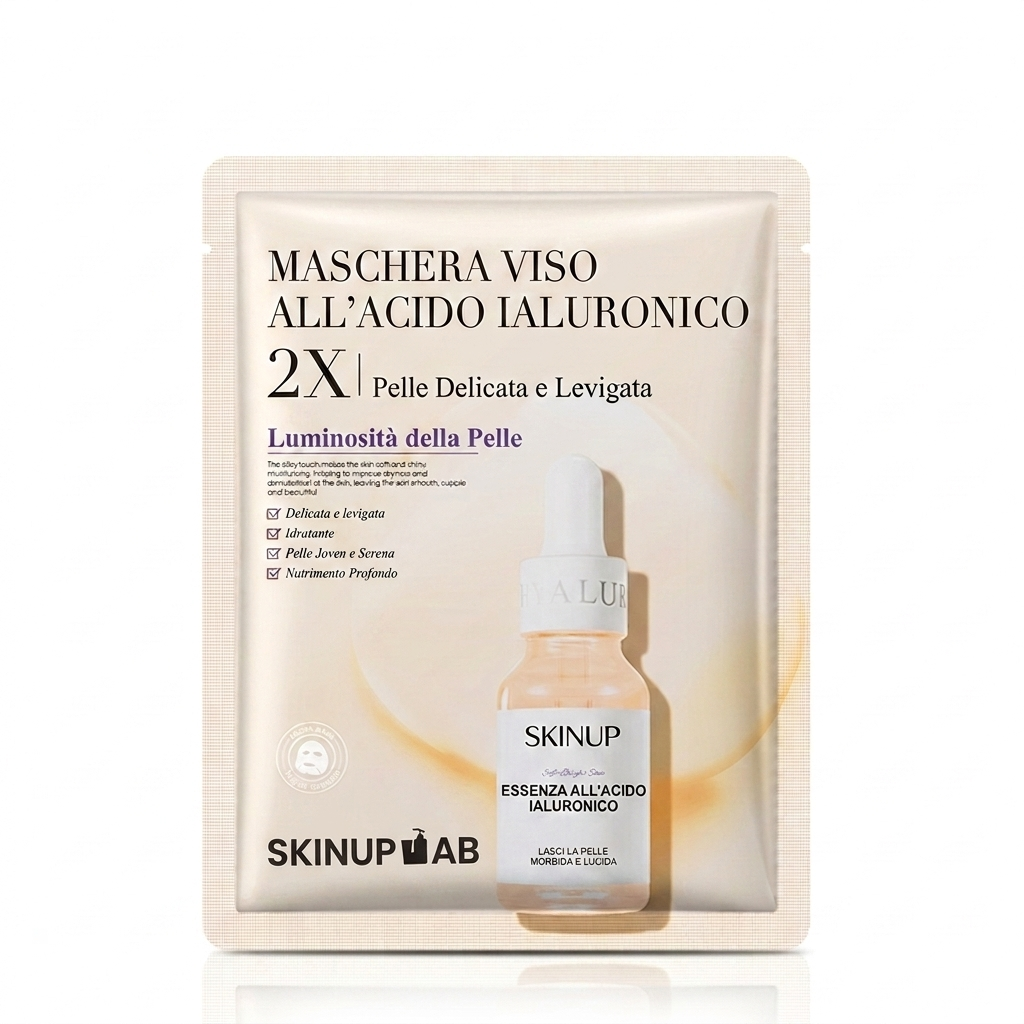 Maschere viso ultraidratanti per un'idratazione profonda della pelle - Confezione da 4