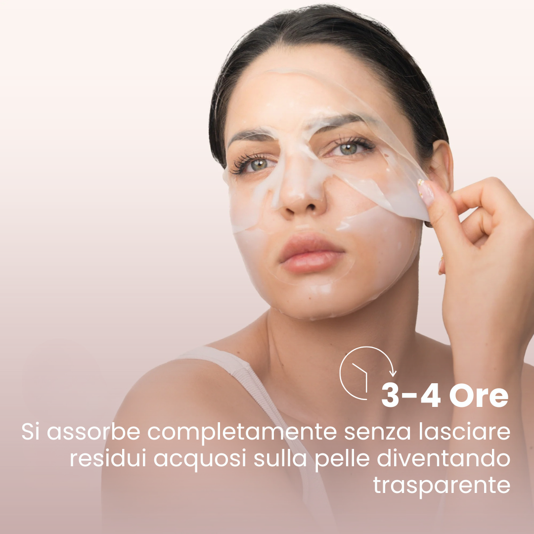 Maschera Bio-Collagene Riduci Rughe del 75% dopo 1 sola applicazione
