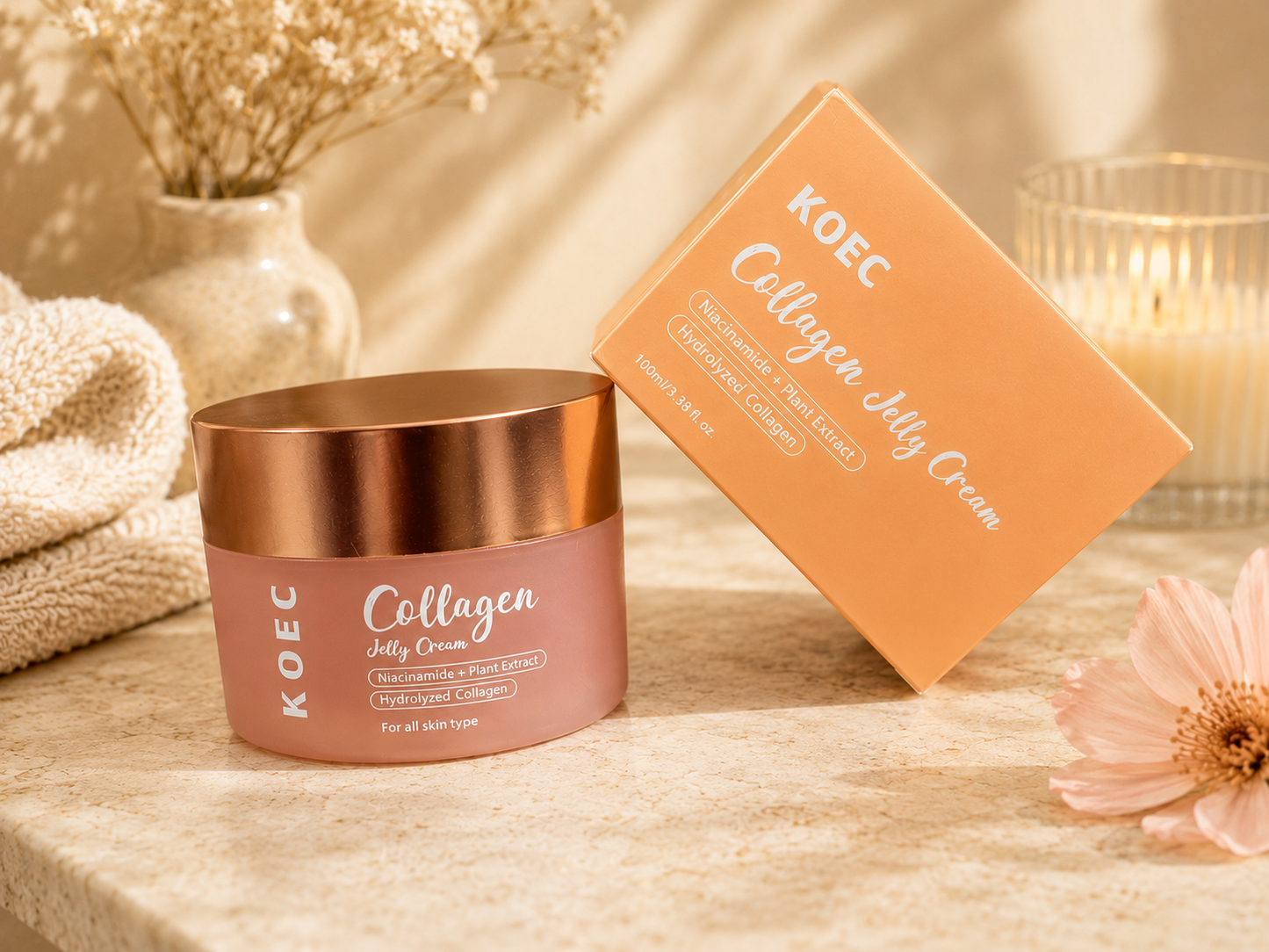 KOEC Collagen Jelly Cream — Crema Rimpolpante al Collagene (100ml)