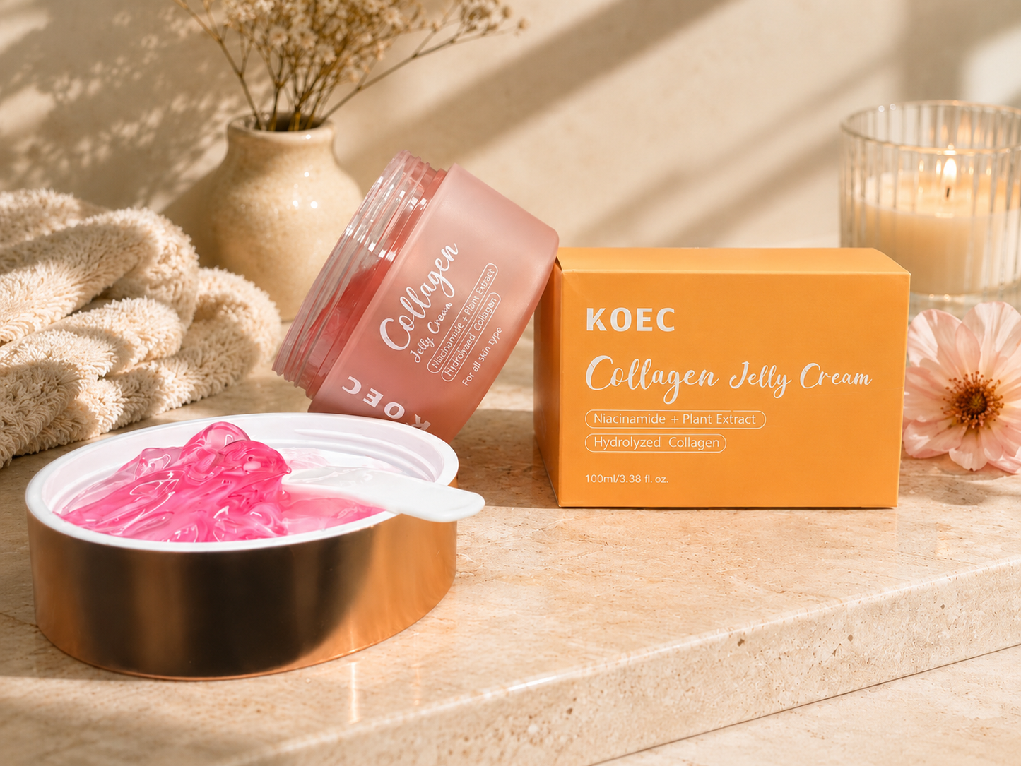 KOEC Collagen Jelly Cream — Crema Rimpolpante al Collagene (100ml)