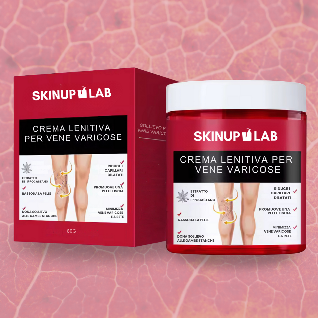 Crema gambe per eliminare definitivamente le vene varicose (80g)