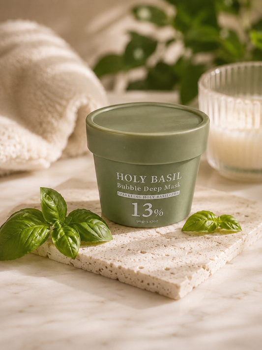 Holy Basil Bubble Deep Mask — Maschera a Bolle Purificante (90g)