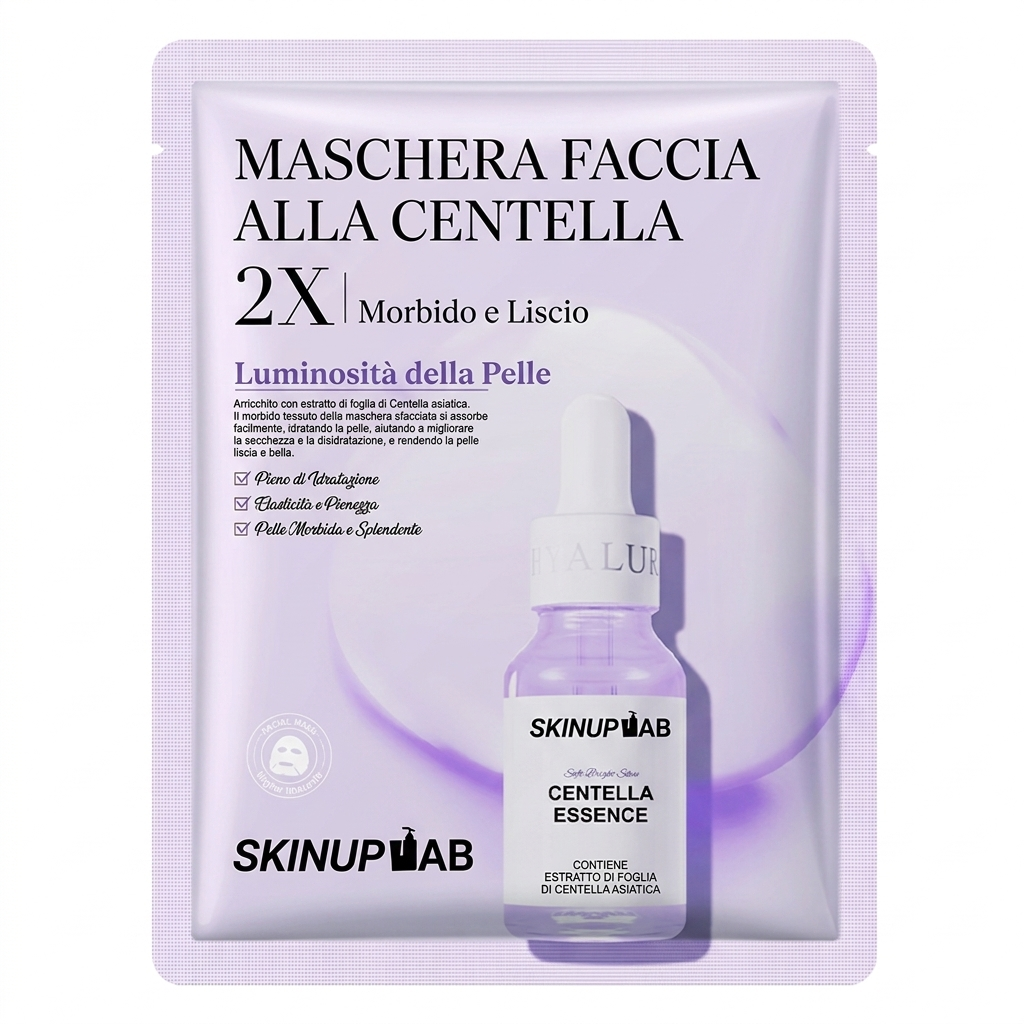 Maschere viso ultraidratanti per un'idratazione profonda della pelle - Confezione da 4
