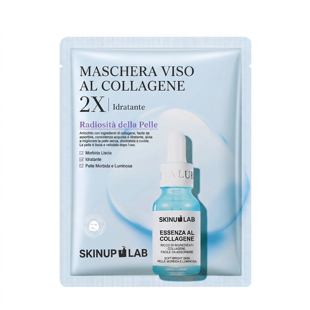Maschere viso ultraidratanti per un'idratazione profonda della pelle - Confezione da 4