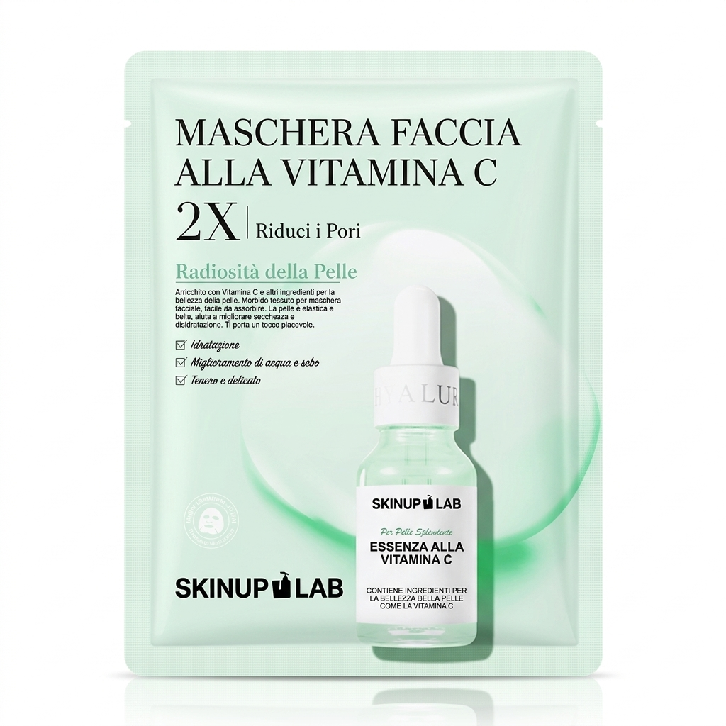 Maschere viso ultraidratanti per un'idratazione profonda della pelle - Confezione da 4
