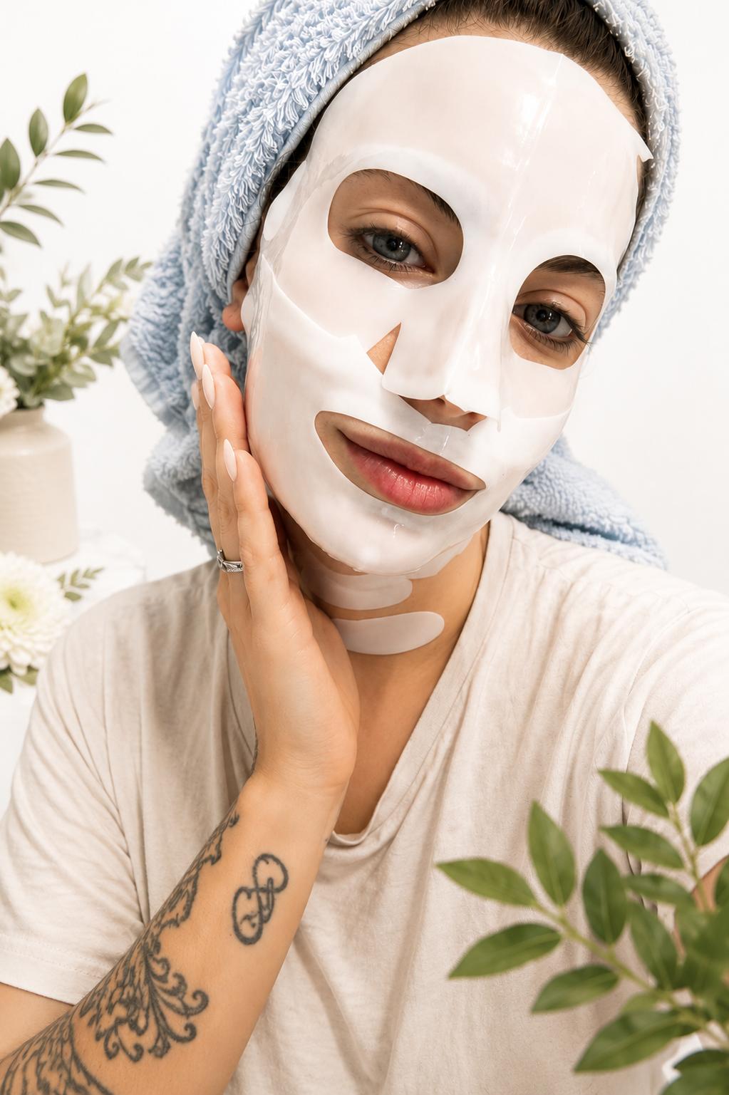 Maschera alle alghe marine Koreana (4 Trattamenti)