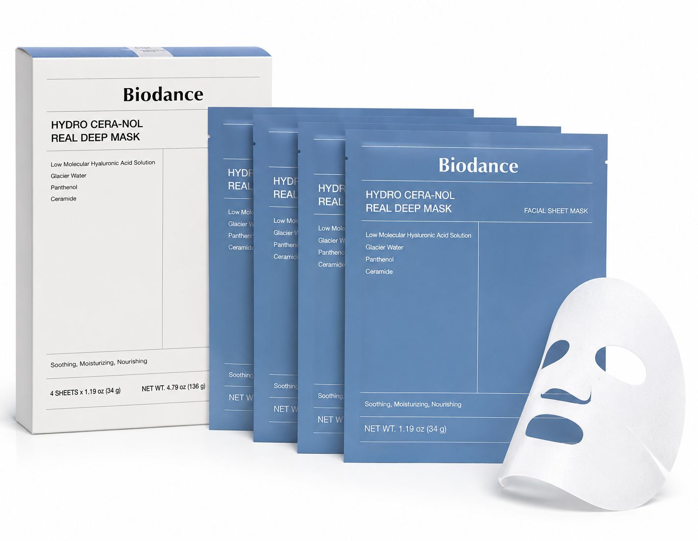 Maschera all'Hydro Cera-nol Koreana (4 Trattamenti)
